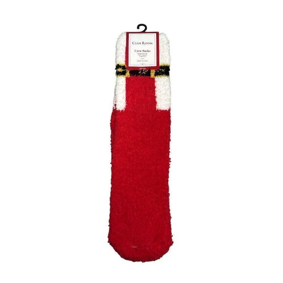 Club Room Women's Santa Print Socks - Picture 1 of 5